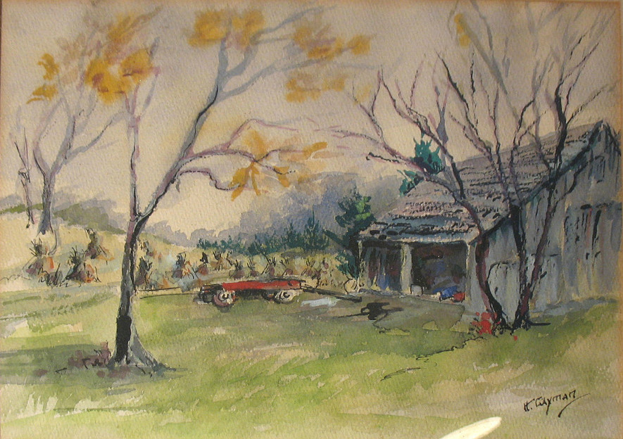 "Near Honeybrook, Chester Co." by
                Helen S. Gayman