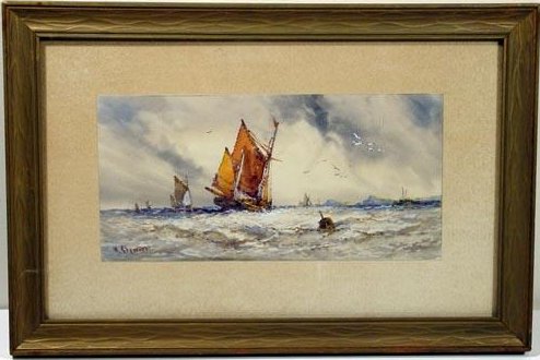 Smacks Coast Scene Cornwall